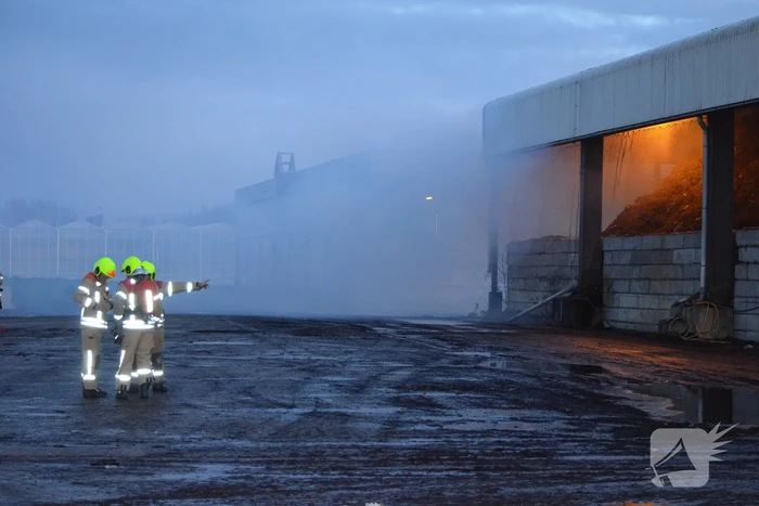 Brand in composthoop lastig te blussen