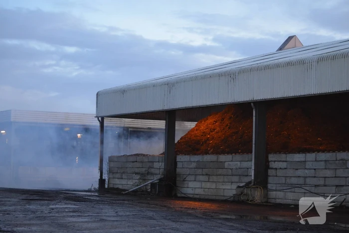 Brand in composthoop lastig te blussen