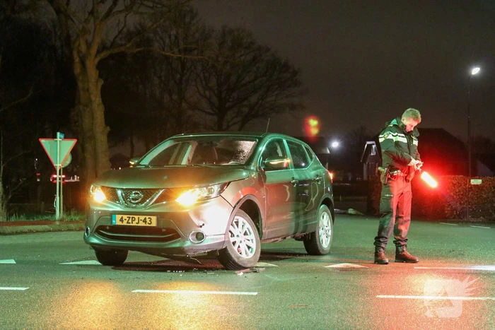 Auto beschadigd na aanrijding
