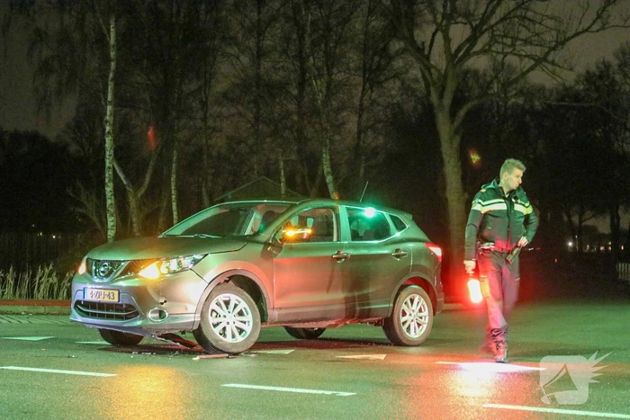 Auto beschadigd na aanrijding