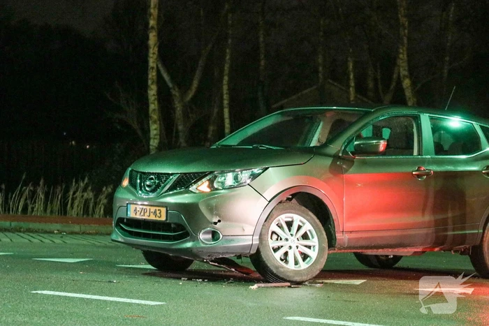 Auto beschadigd na aanrijding