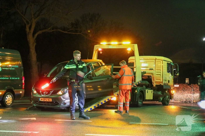 Auto beschadigd na aanrijding
