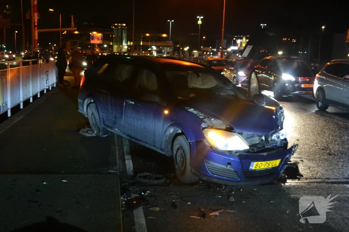 Twee gewonden bij frontale aanrijding op de N206