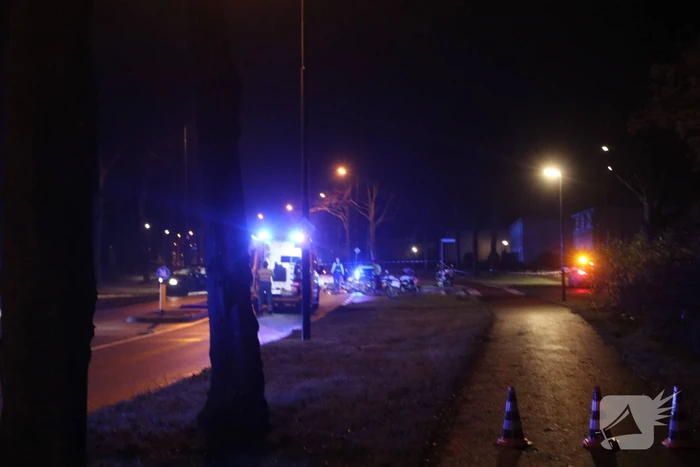 Zeer ernstige ongeval tussen auto en politiemotor
