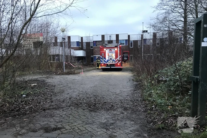 Brand in leegstand pand