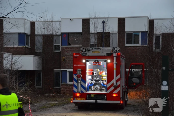 Brand in leegstaand pand