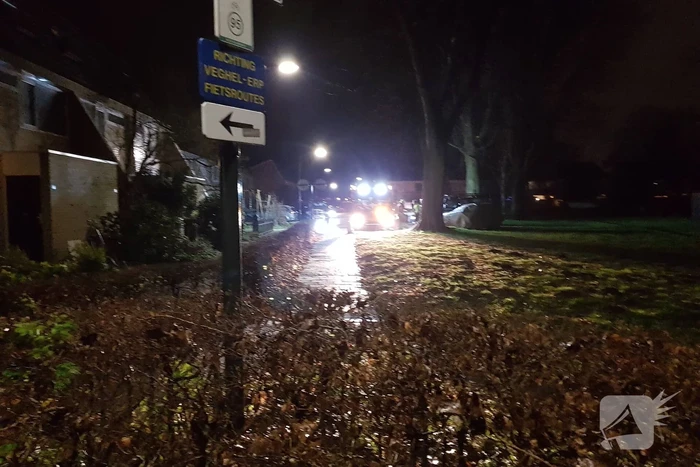 Brandweer ingezet voor lampje in sloot