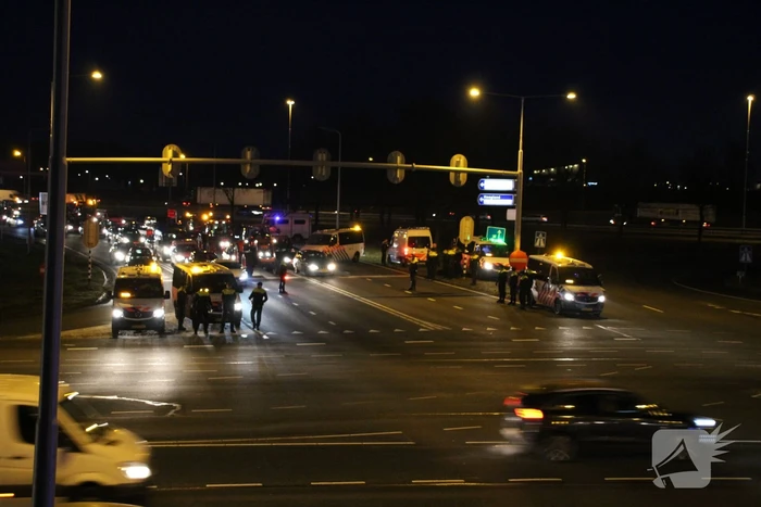 Boeren blokkeren A1 richting Hoevelaken