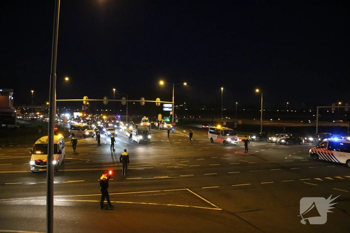 Boeren blokkeren A1 richting Hoevelaken