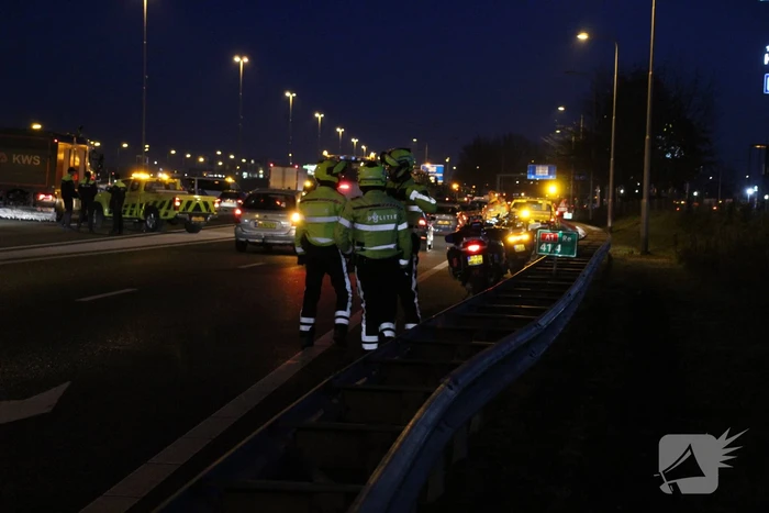 Boeren blokkeren A1 richting Hoevelaken