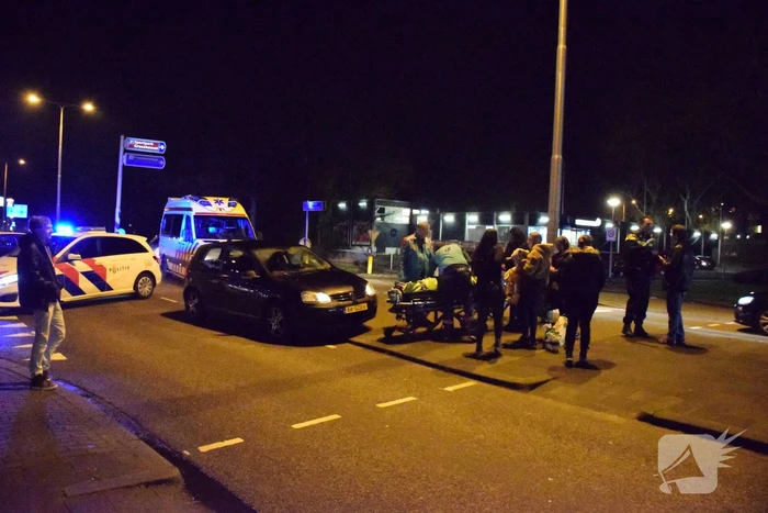 Fietser gewond na aanrijding met personenauto