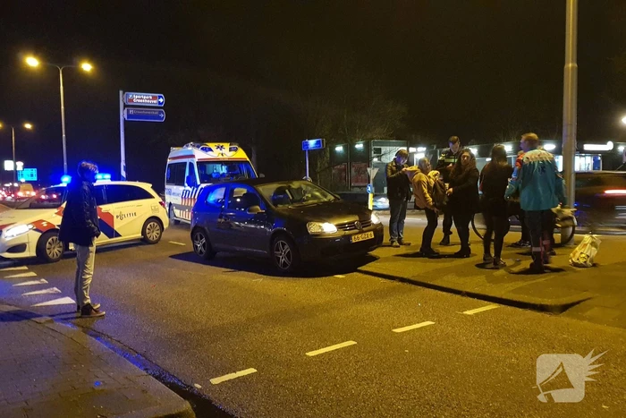 Fietser gewond na aanrijding met personenauto