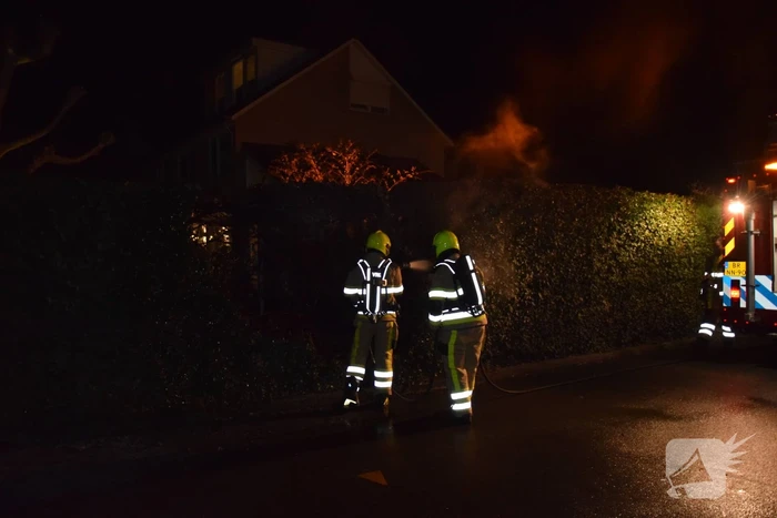 Heg verwoest na brand