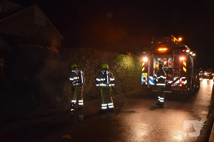Heg verwoest na brand