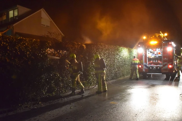 Heg verwoest na brand