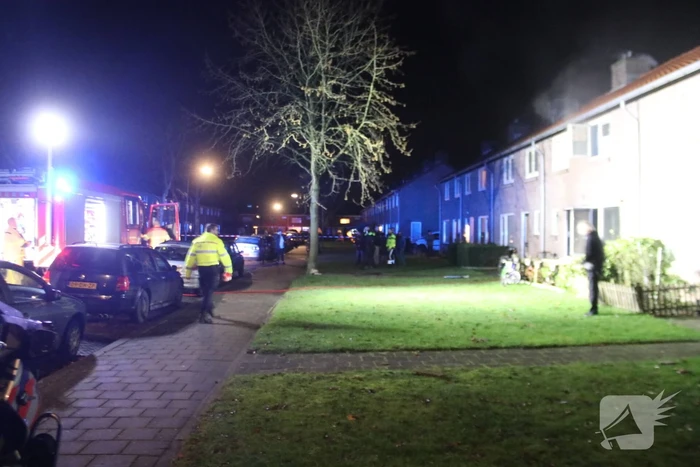 Veel rook bij brand in woning