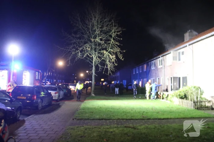 Veel rook bij brand in woning