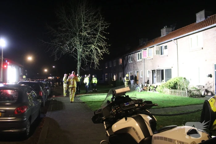 Veel rook bij brand in woning