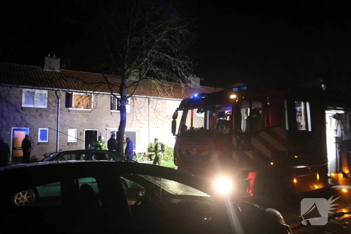 Veel rook bij brand in woning