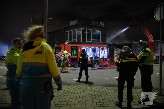 Grote brand bij farmaceutisch fabriek Maripharm