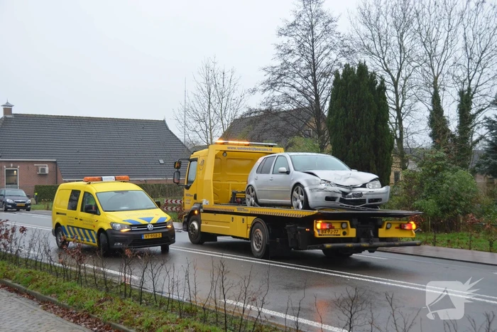 Gewonde na kop-staart aanrijding
