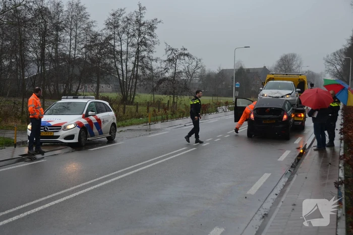 Gewonde na kop-staart aanrijding