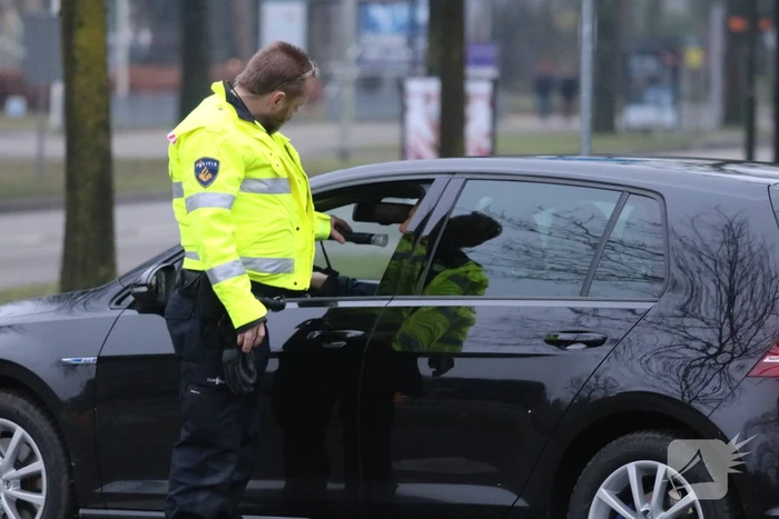 Alcoholcontrole op rotonde