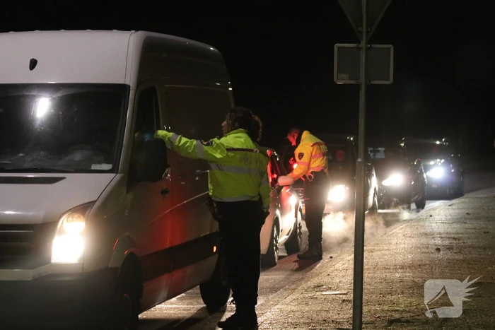 Alcoholcontrole op rotonde