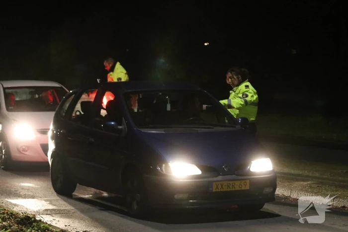 Alcoholcontrole op rotonde