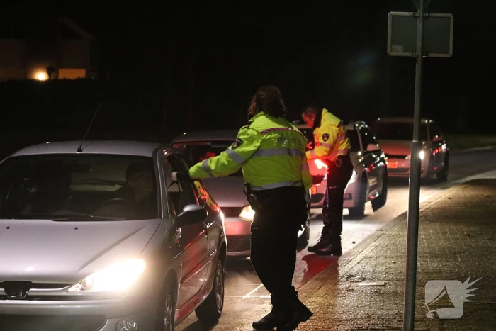 Alcoholcontrole op rotonde