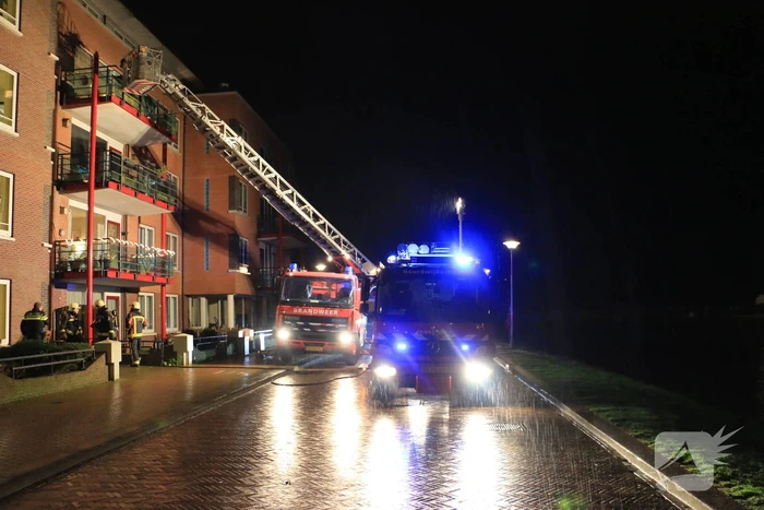 Fikse brand in appartement verzorgingshuis Munnikeweij