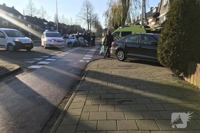 Fietser gewond na aanrijding met auto
