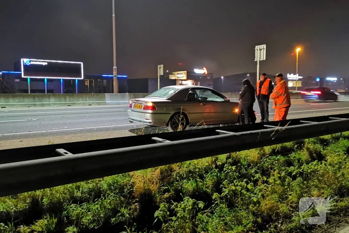 Flinke schade na aanrijding tussen auto en vrachtwagen