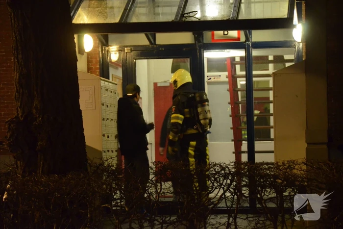 Rookontwikkeling door keukenbrand