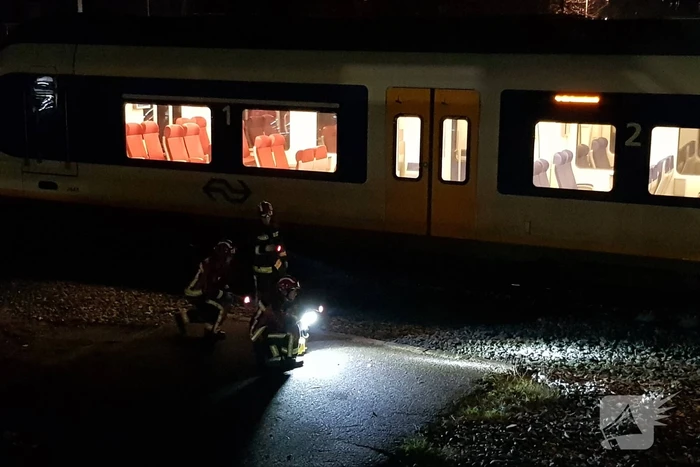 Spoorloper ontkomen aan de dood