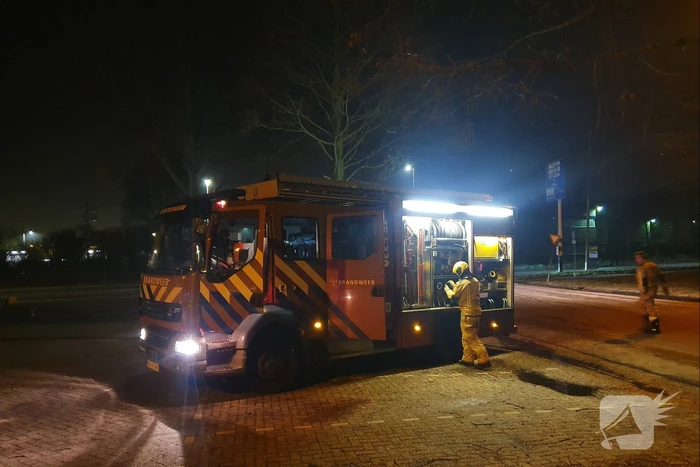 Aanhanger verwoest door brand