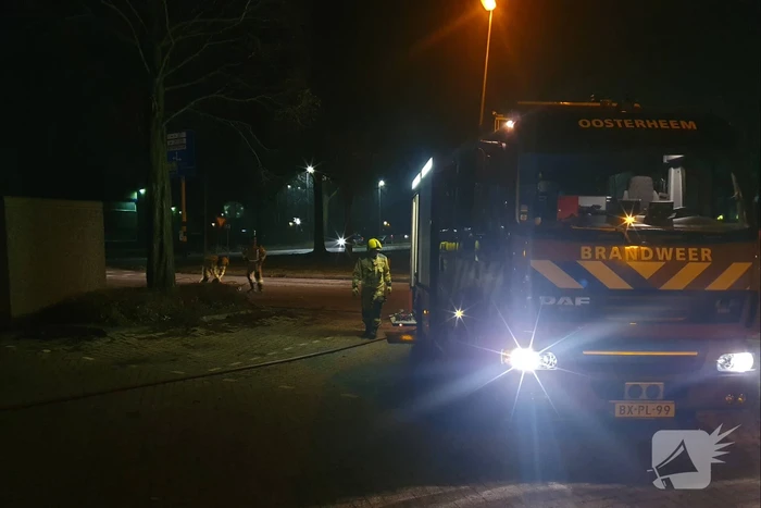 Aanhanger verwoest door brand