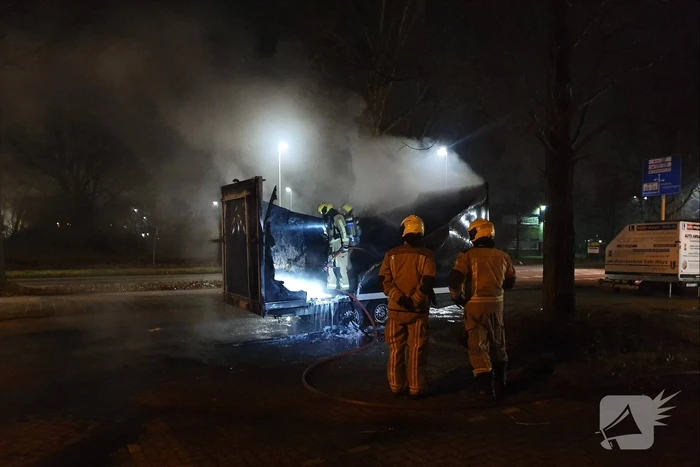 Aanhanger verwoest door brand