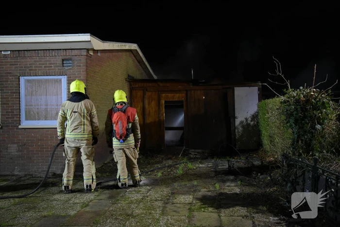 Schuurbrand snel onder controle