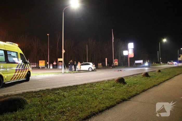 Twee gewonden bij ongeval tussen scooter en auto