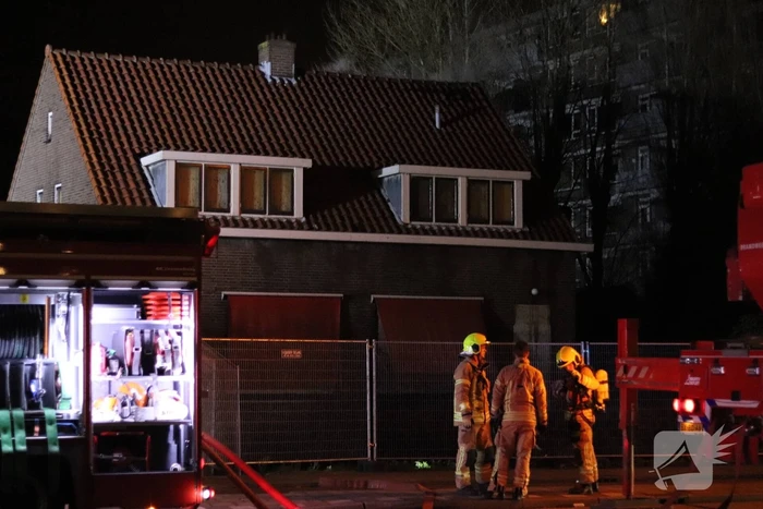 Flinke brand in slooppand