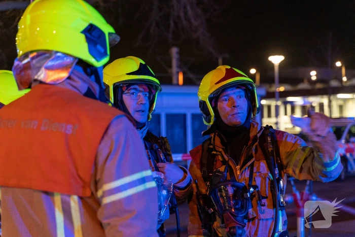 Flinke brand in slooppand