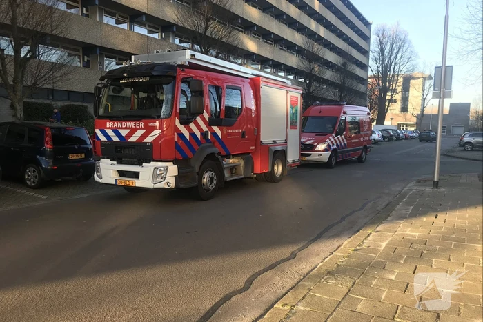 Waterleiding gesprongen in kelderbox