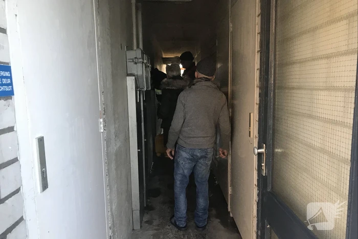 Waterleiding gesprongen in kelderbox