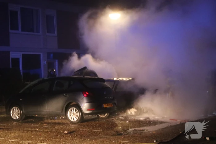 Personenauto verwoest door brand