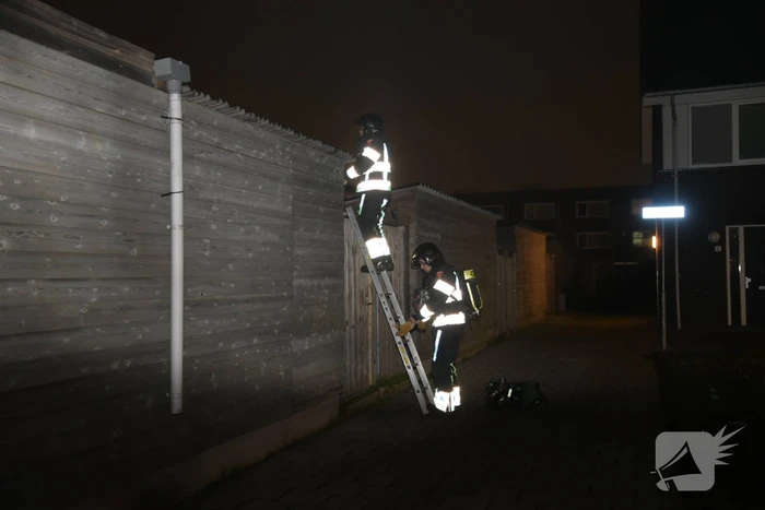 Slaapkamer woning verwoest door brand