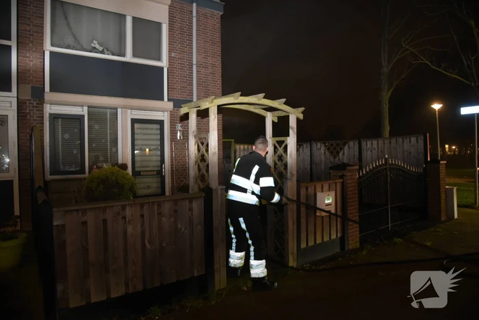 Slaapkamer woning verwoest door brand