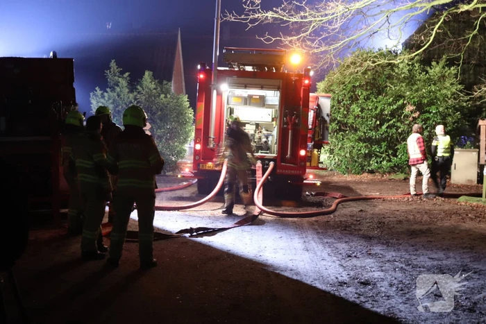 Flinke brand verwoest schuur