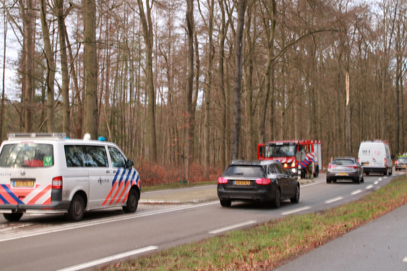 Verkeershinder door afgebroken stuk boom