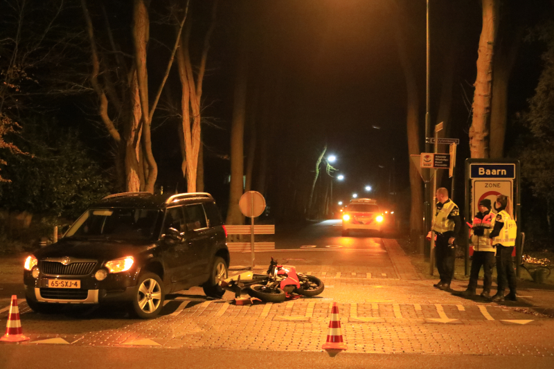 Motor total-loss na aanrijding met auto